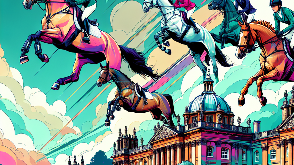 Blenheim Palace International Horse Trials 2024 Showcases Equestrian Excellence Amidst Historic Grandeur- just horse riders