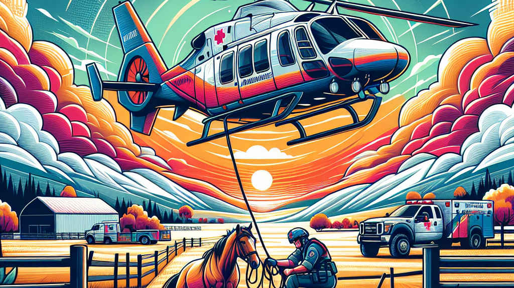 Air Ambulance Services: A Lifeline for Rural Equestrians in Emergency Scenarios- just horse riders