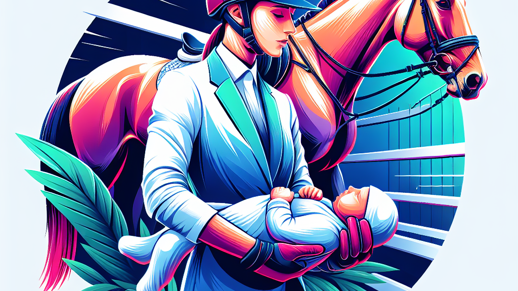 Event Riders Lissa Green and Giorgio Audino Welcomes Newborn, Balances Eventing Career and Parenthood- just horse riders