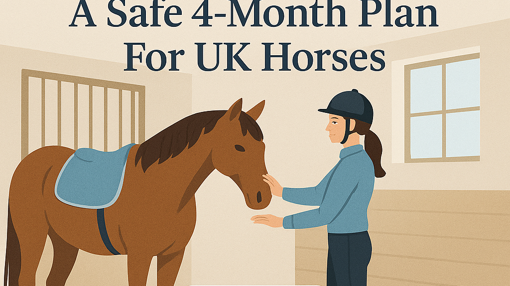 Kissing Spine Rehab: A Safe 4-Month Plan For UK Horses- just horse riders