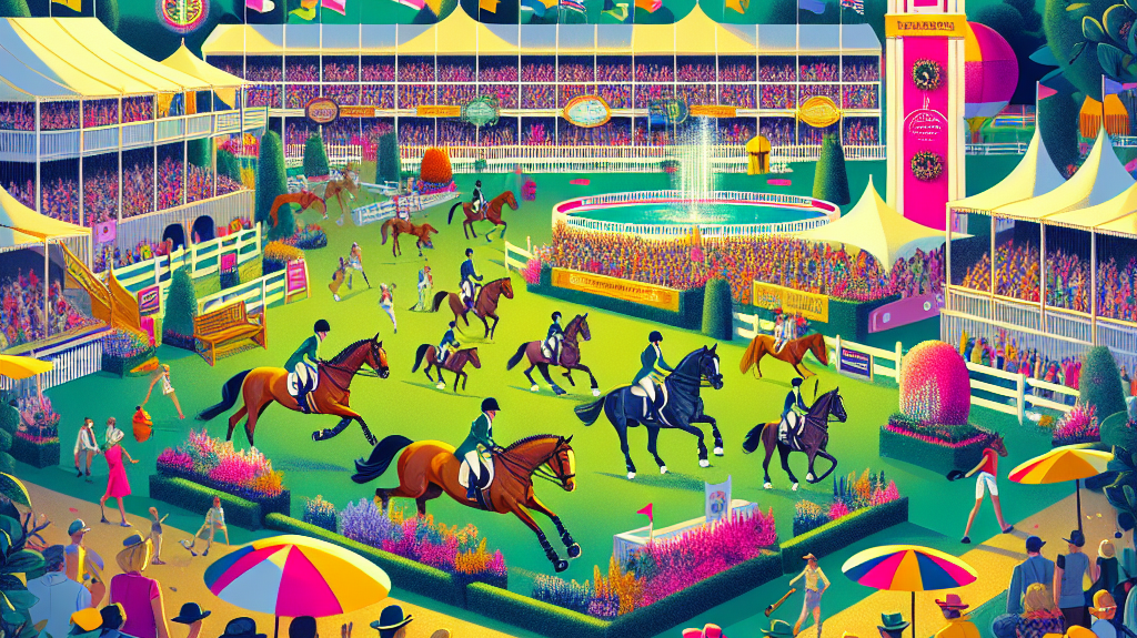 Saddle Up for Fun: Uncover the Magic of the Bolesworth International Equestrian Summer Festival- just horse riders