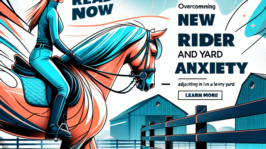 Overcoming Rider and Yard Anxiety: Your Ultimate Guide to Adjusting in a New Livery Yard- just horse riders