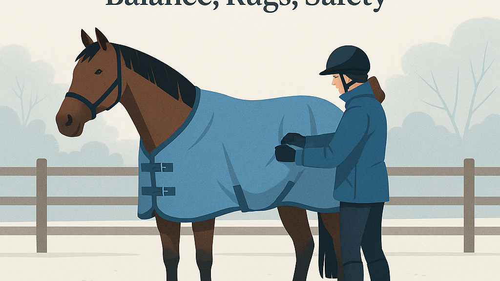 Winter Turnout For UK Horses: Balance, Rugs, Safety- just horse riders