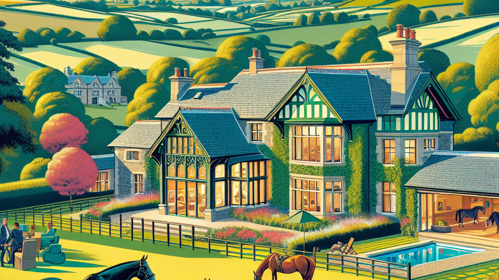 Luxury Living in Carmarthenshire: Ystad Aur Blends Equestrian Excellence with Family Comforts in Serene Surroundings- just horse riders