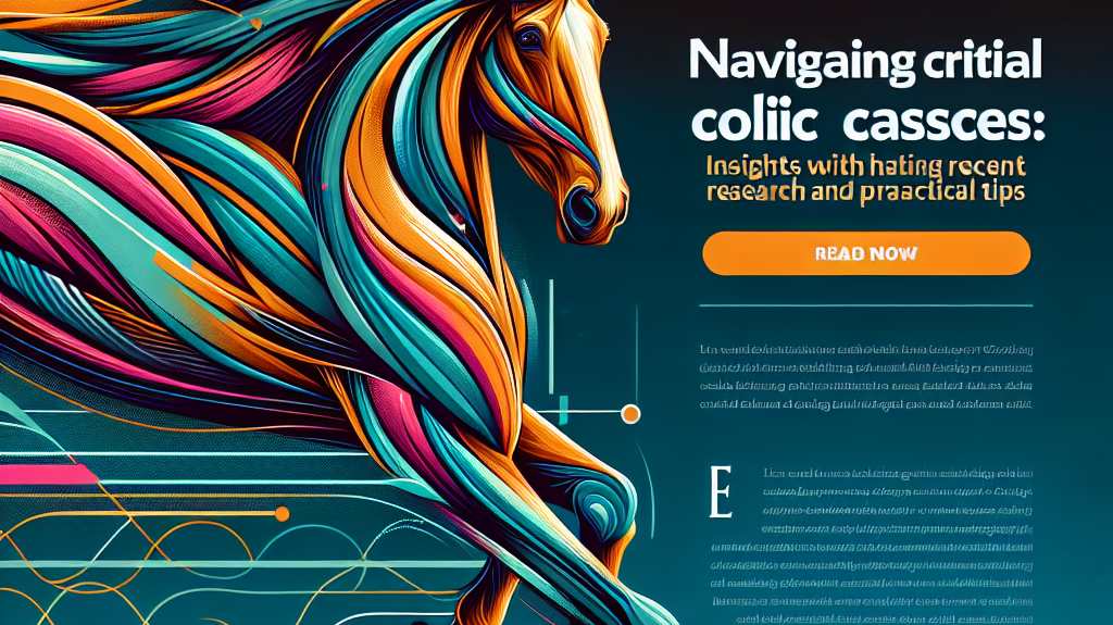 Navigating Critical Colic Cases in Horses: Insights from Recent Research and Practical Tips- just horse riders