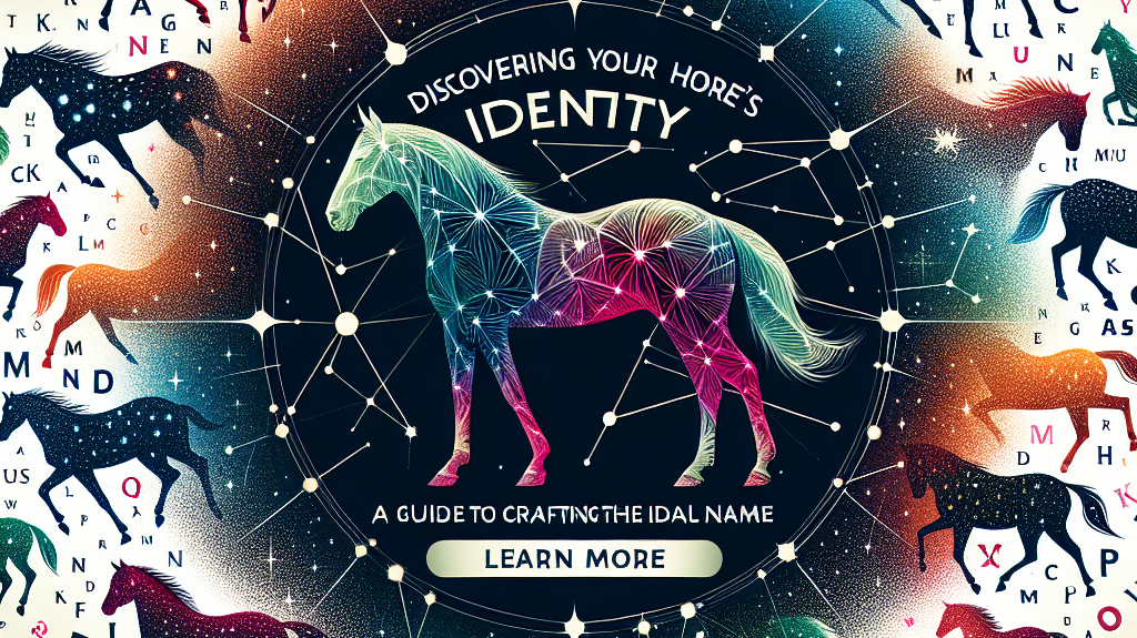 Discovering Your Horse's Identity: A Guide to Crafting the Ideal Name- just horse riders