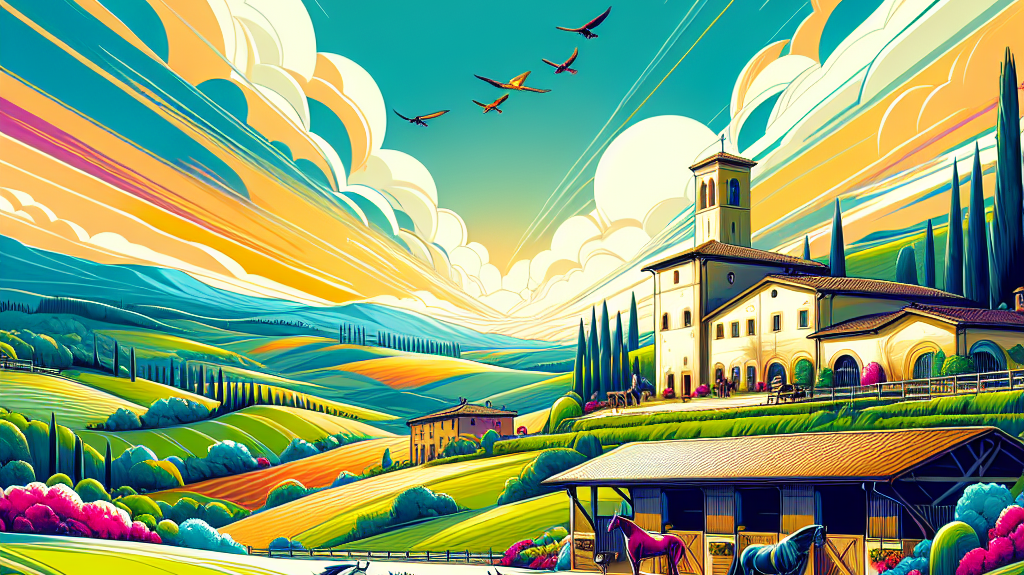 Discover The Luxurious Equestrian Haven Amid Tuscany's Scenic Splendor- just horse riders