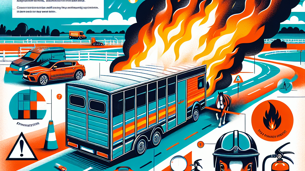 How an A1 Horsebox Fire Incident Revealed Critical Fire Safety Lessons for Equestrian Transport- just horse riders
