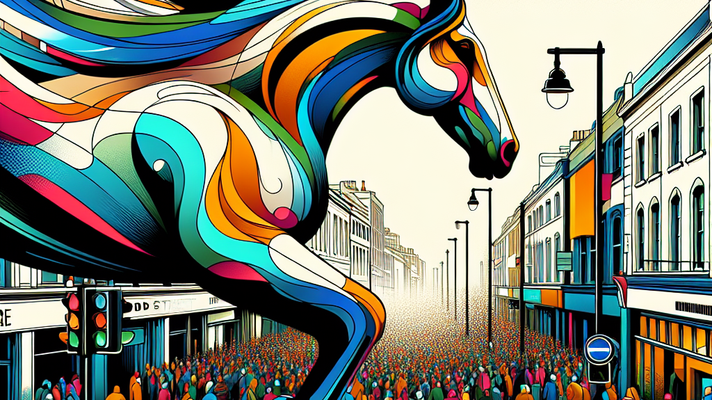 Community Heroes Unite: The Tale Of The Loose Horse On High Street- just horse riders