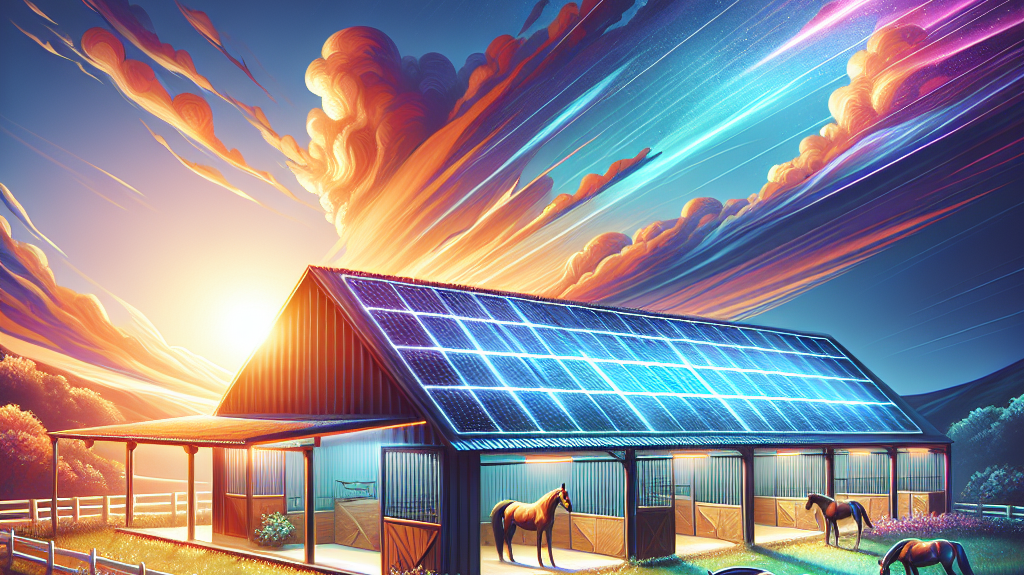 Harnessing Solar Power: Eco-Friendly and Efficient Lighting Solutions for Horse Stables- just horse riders
