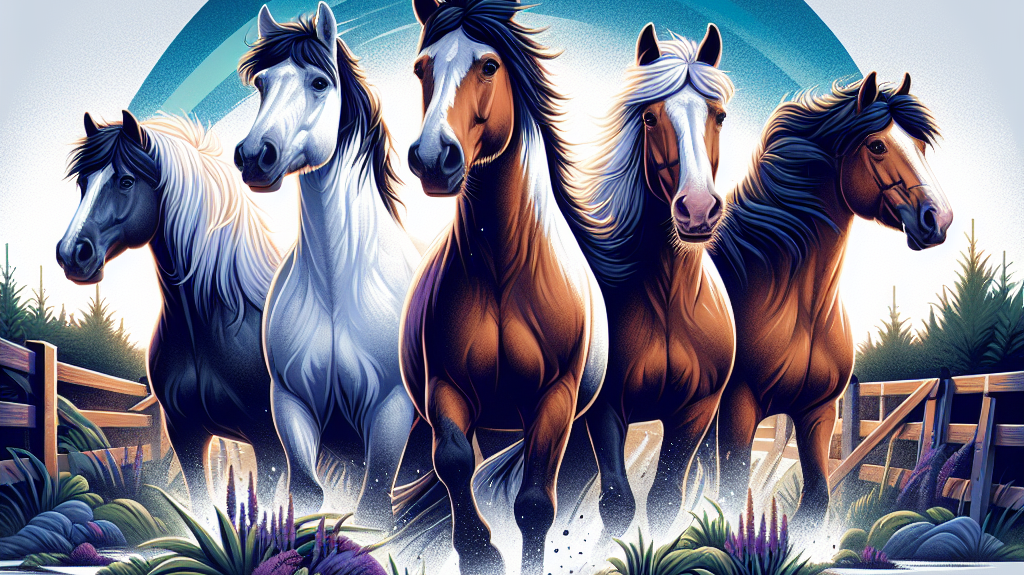 Transforming Lives: The Heroic Rescue and Rehabilitation of Four Abandoned Stallions by Lluest Horse and Pony Trust- just horse riders