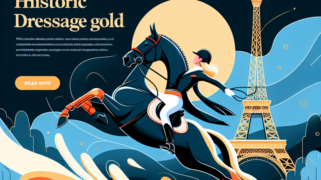 Jessica von Bredow-Werndl's Historic Dressage Gold: The Unbreakable Bond at Paris 2024- just horse riders