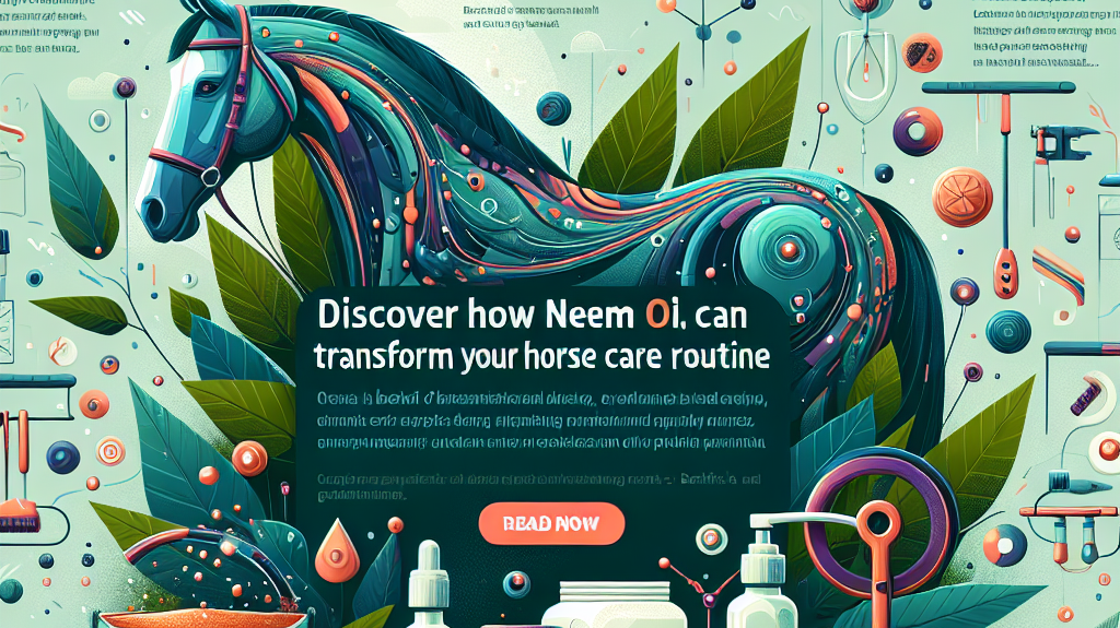 Discover How Neem Oil Can Transform Your Horse Care Routine: Benefits, Applications, and Precautions- just horse riders