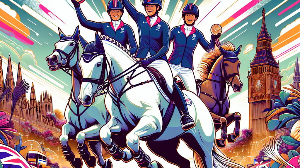 Triumphant British Para Equestrians Claim Victory In Paris 2024 Paralympics- just horse riders