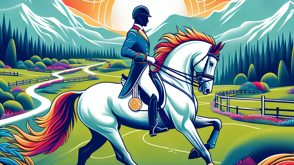 From Olympic Dressage Glory to Serene Trails: The Inspiring Saga of Aquamarijn- just horse riders