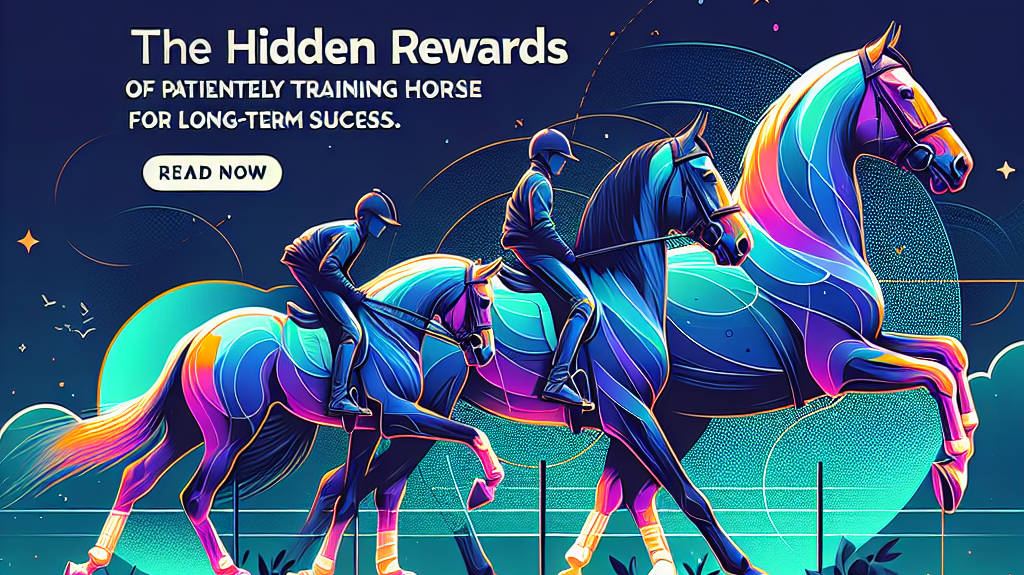 The Hidden Rewards Of Patiently Training Young Horses For Long-Term Success- just horse riders