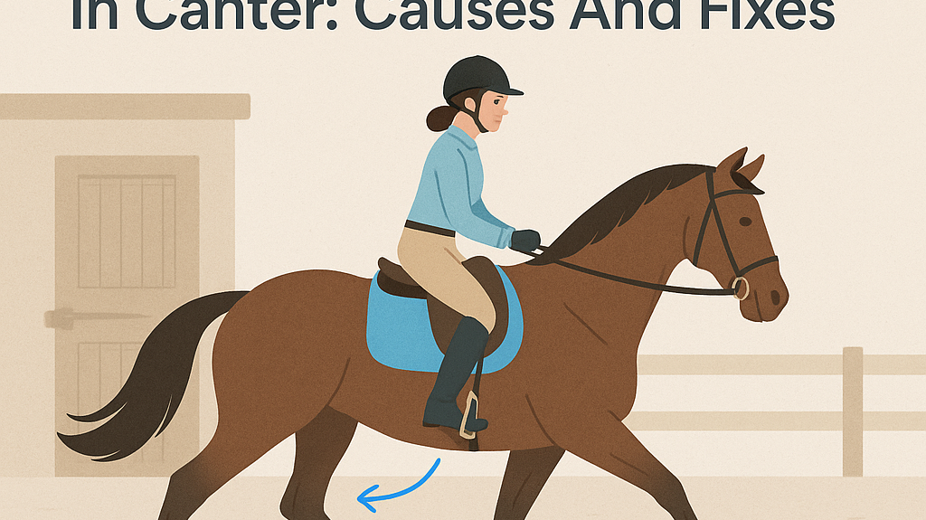 Lower Leg Slipping Back In Canter: Causes And Fixes- just horse riders