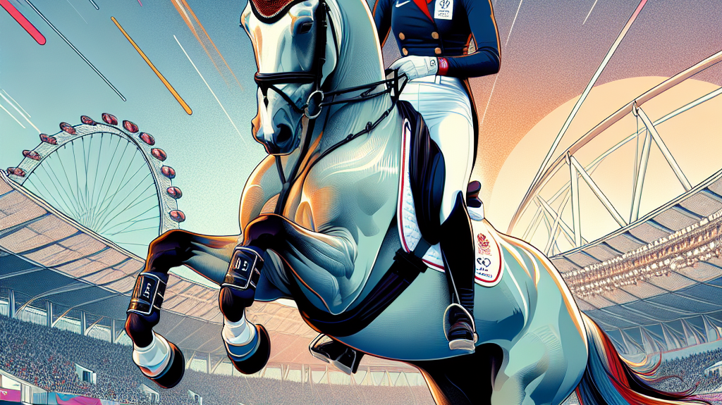 Laura Collett and London 52 Shatter Records in Historic Olympic Dressage Performance- just horse riders