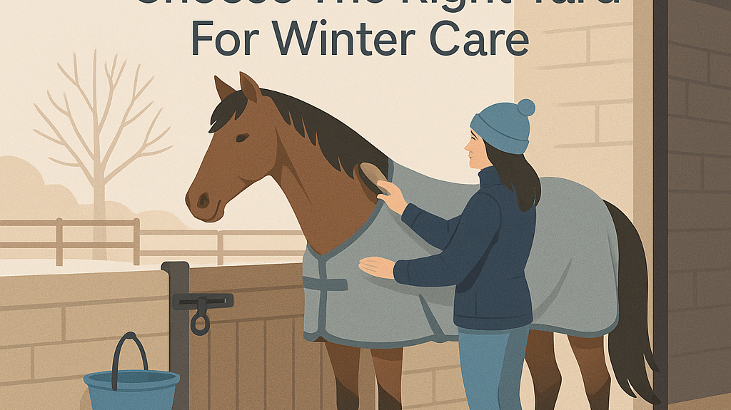 Livery Near Fladbury: Choose The Right Yard For Winter Care- just horse riders