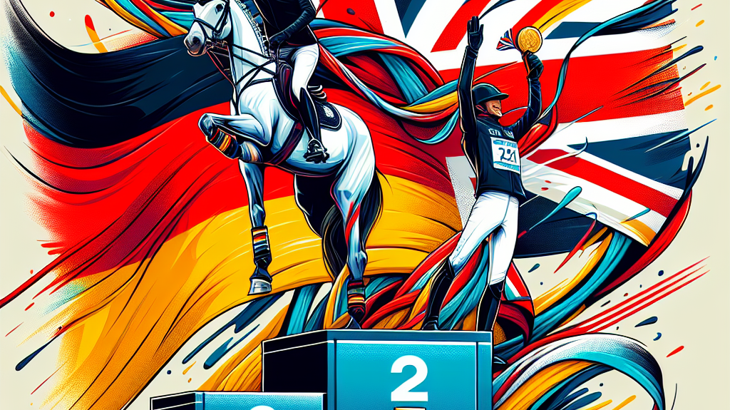 Germany and Great Britain Top Equestrian Medal Standings at 2024 Paris Olympics- just horse riders