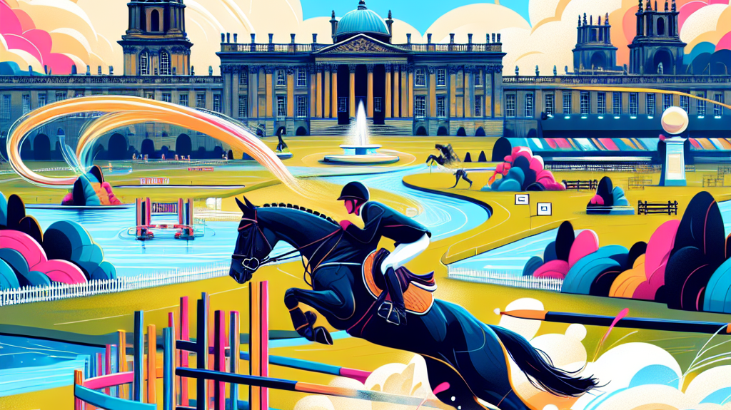 Captain Mark Phillips: A Final Masterstroke in Equestrian Course Design at Blenheim Palace- just horse riders