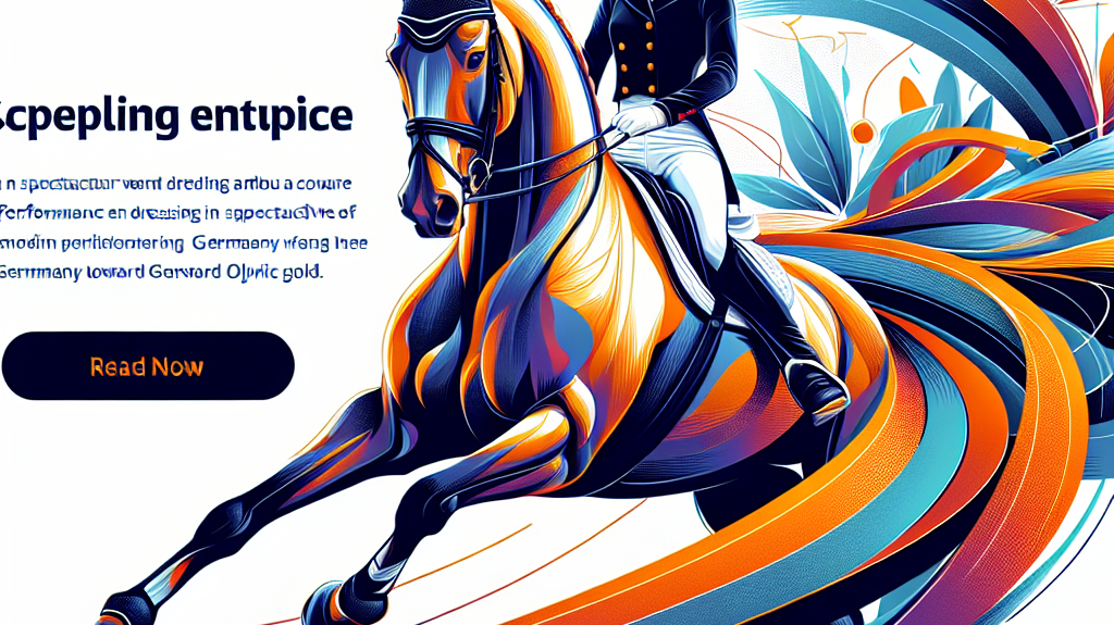 Isabell Werth and Wendy's Spectacular Performance Propels Germany Toward Olympic Gold in Dressage- just horse riders