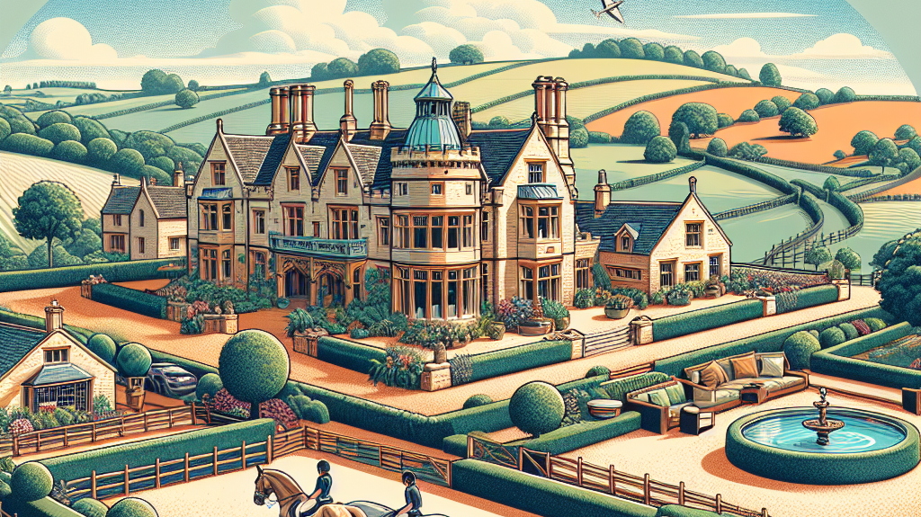 Exploring the Cotswolds' Crown Jewel: The £8 Million Equestrian Paradise, Hill Top House- just horse riders