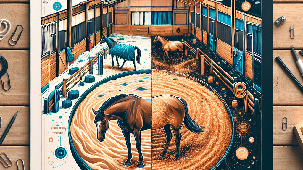 Mastering Mud Management for Horses: Sand vs. Wood Chips on Control Mats- just horse riders