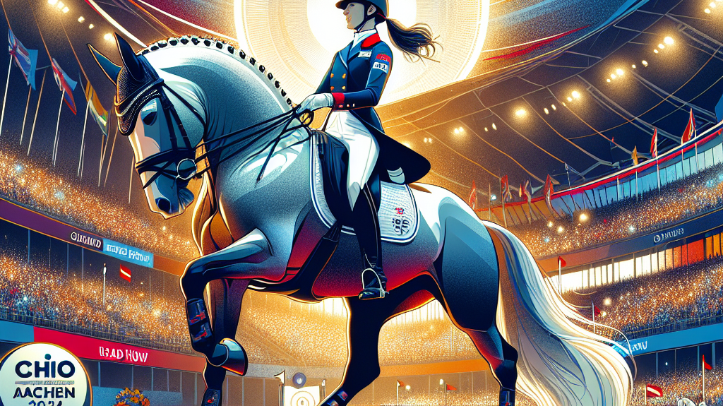 Lottie Fry and Glamourdale Shine: British Dressage Team's Stunning Performance at CHIO Aachen 2024- just horse riders