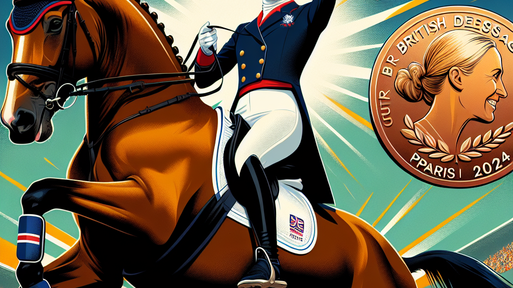 Historic Success for British Dressage at Paris 2024: Lottie Fry’s Bronze Shines Bright- just horse riders