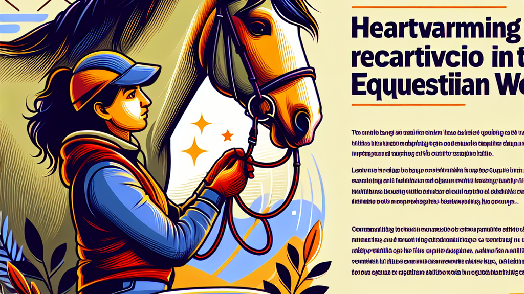 Animal Welfare Advocacy And Heartwarming Recognition In The Equestrian World- just horse riders