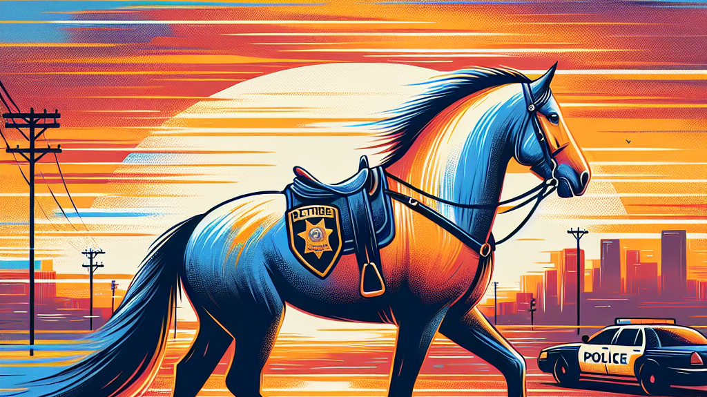 The Inspiring Retirement Journey Of Atlas The Beloved Police Horse- just horse riders