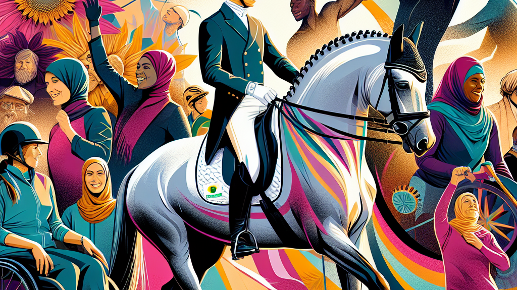 How British Dressage is Leading the Way in Inclusivity with the Hidden Disabilities Sunflower Initiative- just horse riders