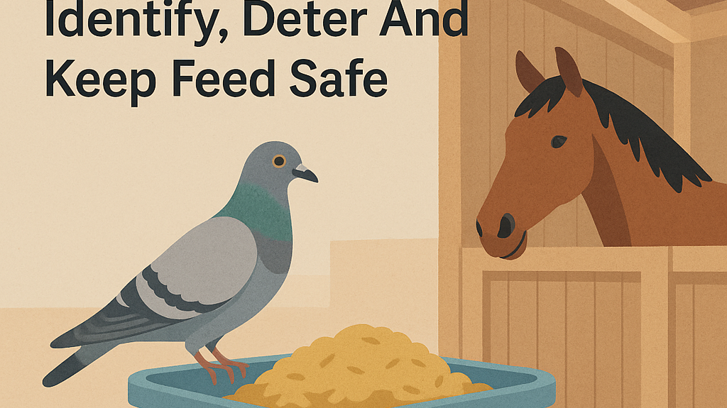 Pigeons In UK Stables: Identify, Deter And Keep Feed Safe- just horse riders