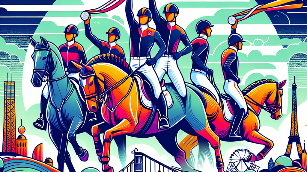 US Equestrian Team Triumphs with Silver at Paris 2024 Olympics: A Story of Teamwork, Resilience, and Heroic Debuts- just horse riders