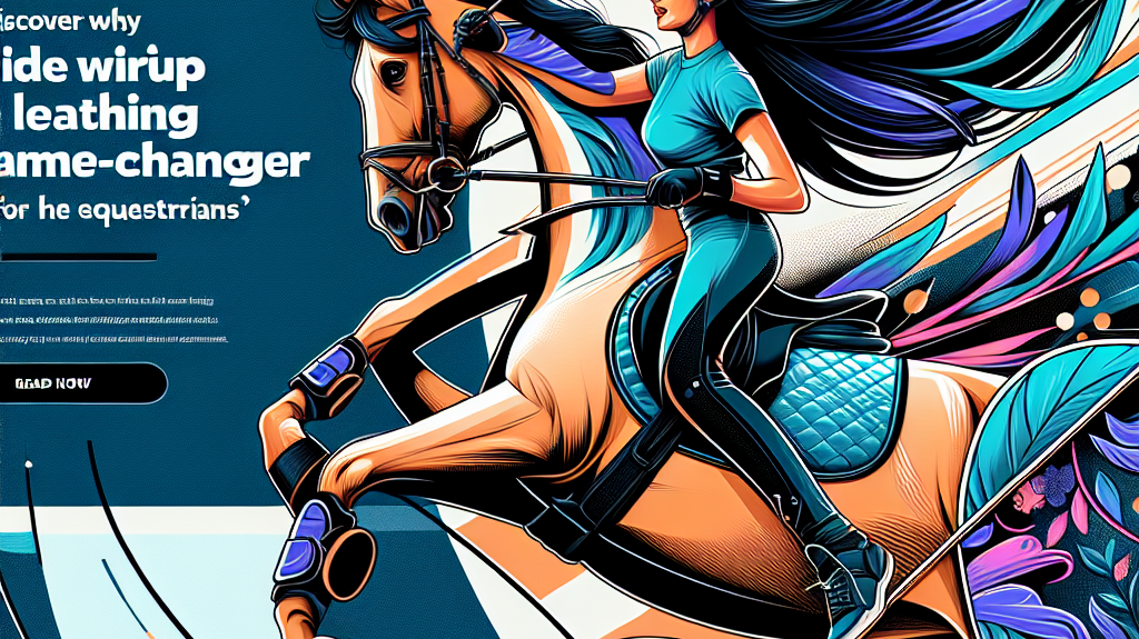 Discover Why Wide Stirrup Leathers Are a Game-Changer for Equestrians- just horse riders