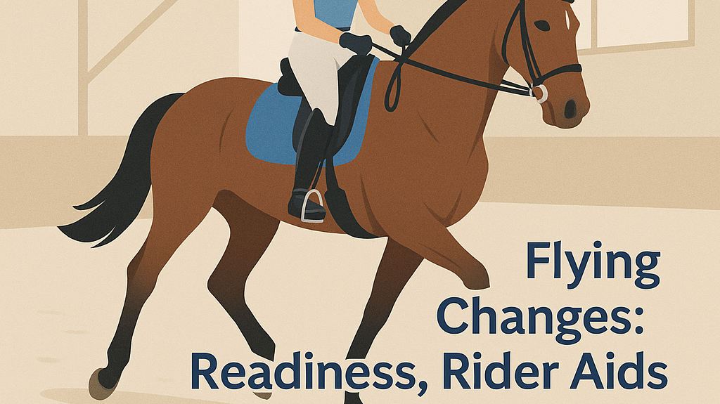 Flying Changes: Readiness, Rider Aids And First Steps- just horse riders