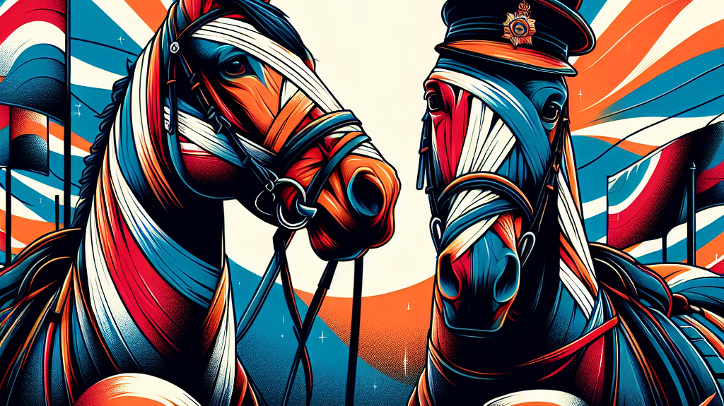 Injured but Unbowed: The Remarkable Recovery Journey of the Army's Life Guard Horses, Vida and Quaker- just horse riders