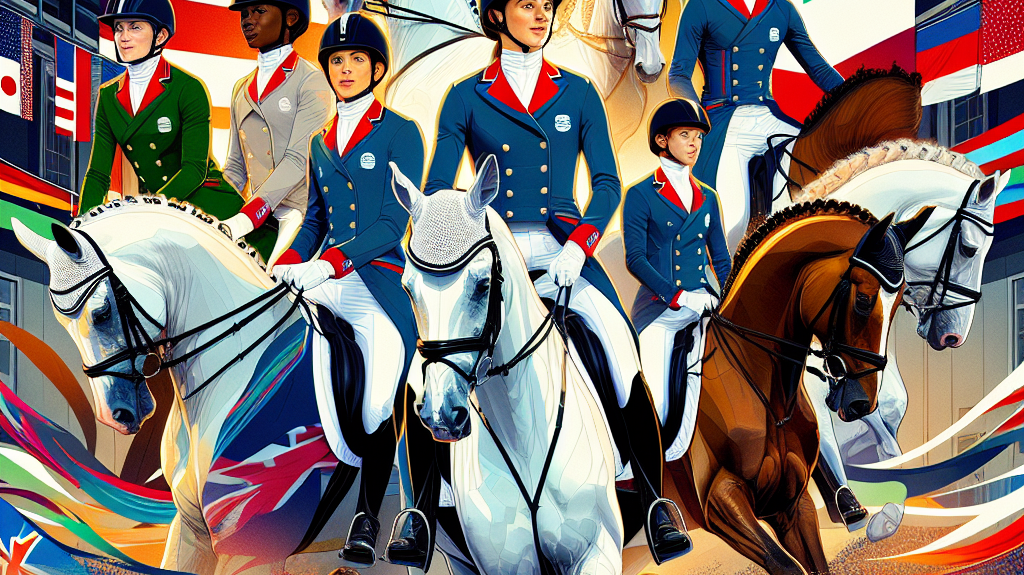 Meet the Future Stars: British Dressage Youth Team Announced for 2024 European Championships in Austria and Belgium- just horse riders