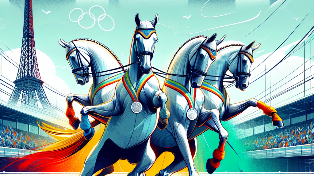 Germany Clinches 15th Olympic Gold in Team Dressage: The Legacy of Isabell Werth and the Power Trio in Paris 2024- just horse riders