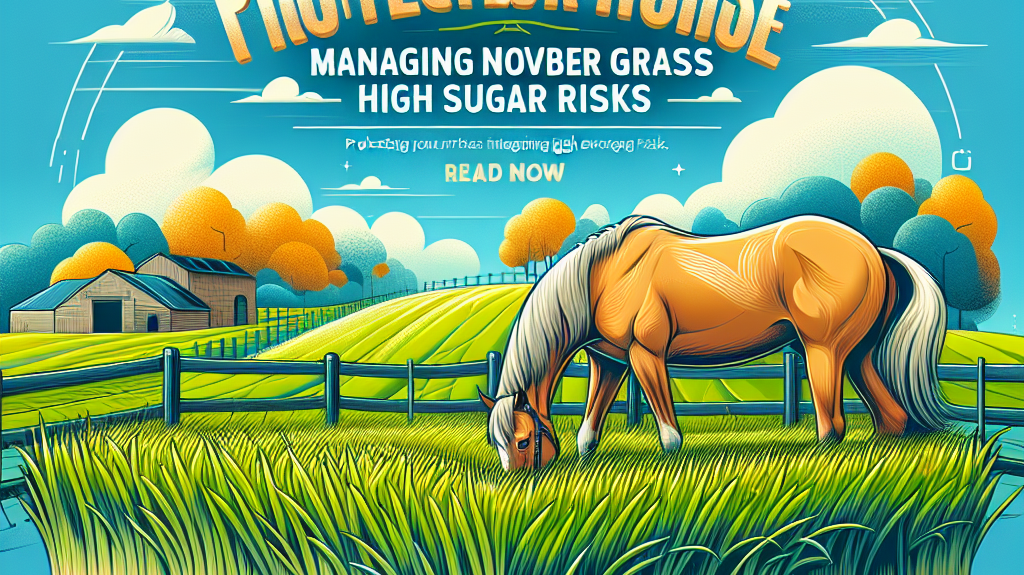 Protecting Your Horse: Managing November Grass High Sugar Risks- just horse riders