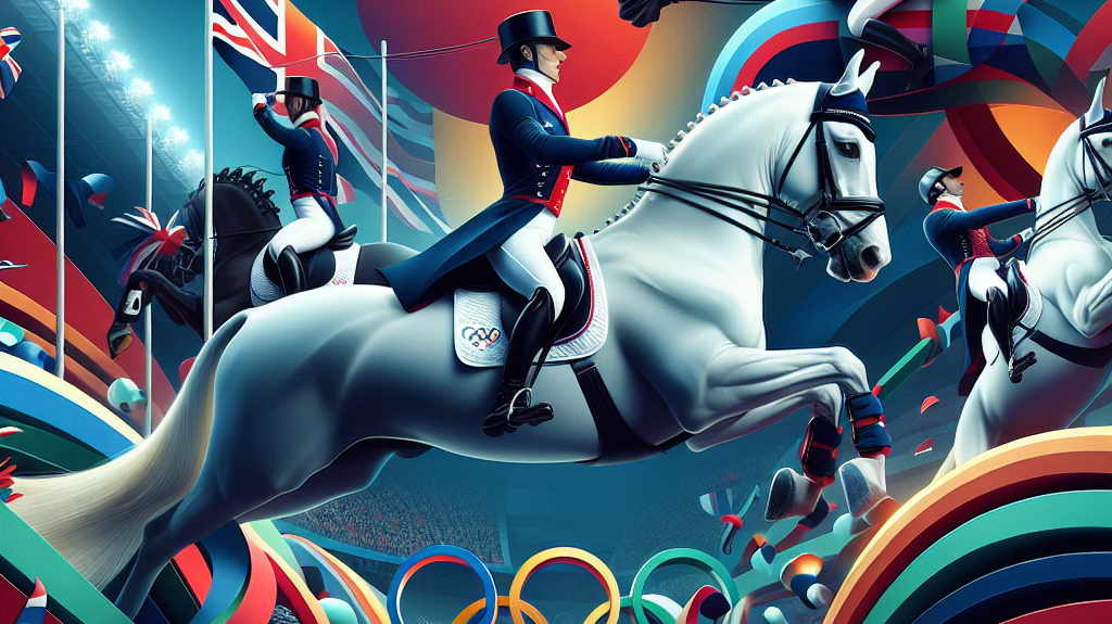 Team GB Dominates Dressage at Paris Olympics, Sets New Records and Eyes Cross-Country Glory- just horse riders