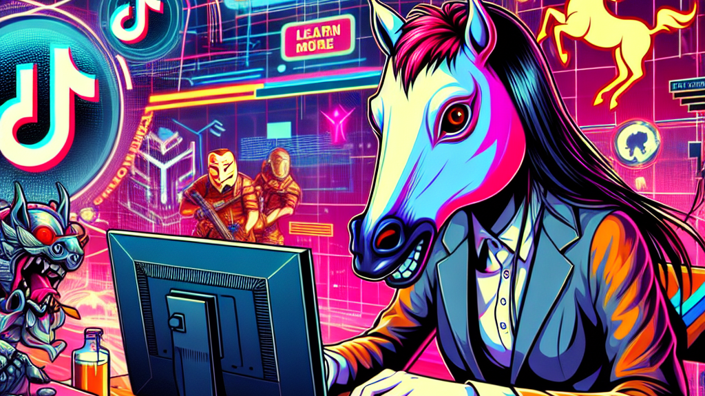 Satirical Cyber Warfare Unleashed: Horse Girl TikToks Against Chinese Intelligence- just horse riders