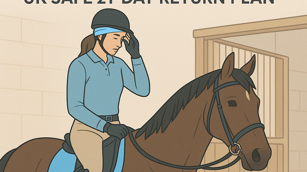 Horse Riding Concussion: UK Safe 21-Day Return Plan- just horse riders