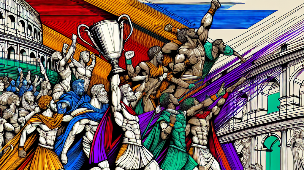 Rome Gladiators Triumph in Dramatic GCL Super Cup Victory at Historic Prague Arena- just horse riders