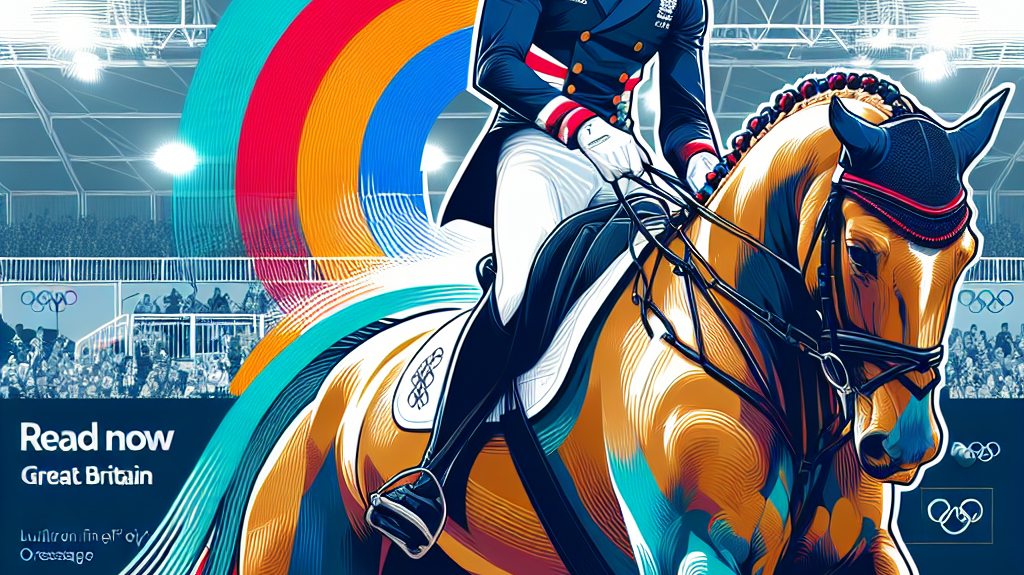 Great Britain's Equestrian Triumph: A Breakdown of Day One's Olympic Dressage Brilliance- just horse riders
