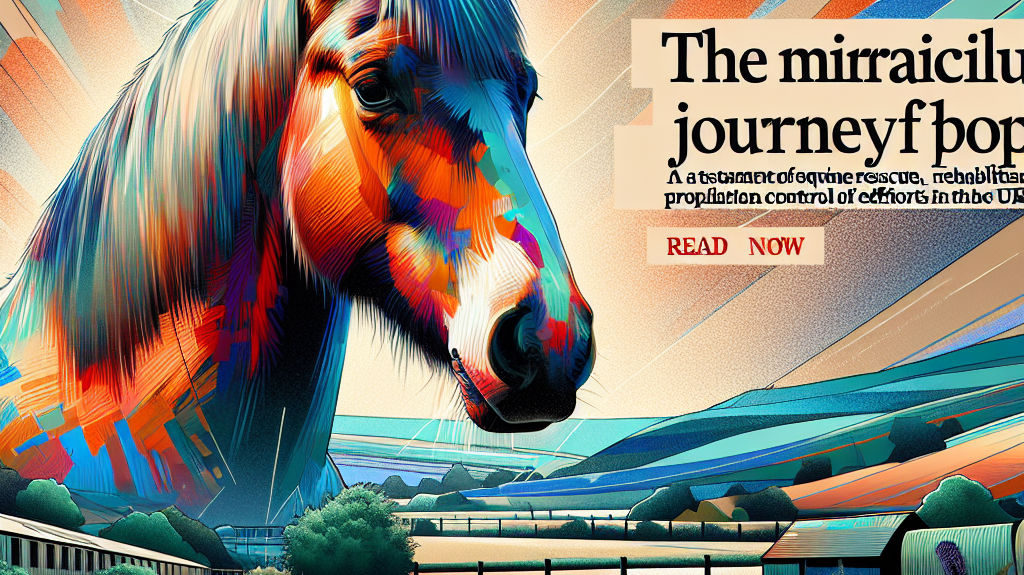 The Miraculous Journey of Poppy: A Testament to Equine Rescue, Rehabilitation and Population Control Efforts in the UK- just horse riders