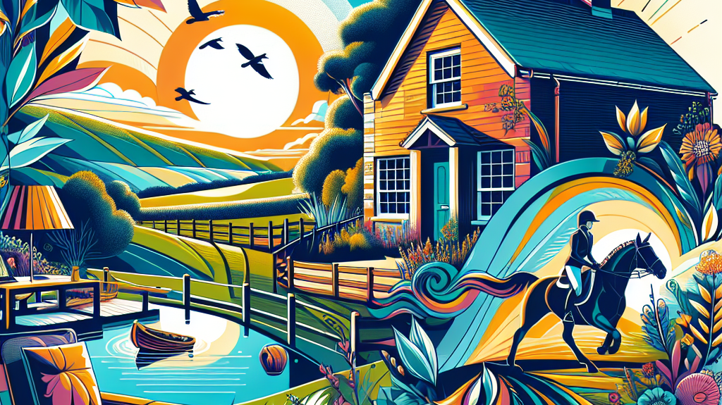 Discover Tranquil Luxury with Equestrian Perks at Pond Cottage in North Wessex Downs- just horse riders