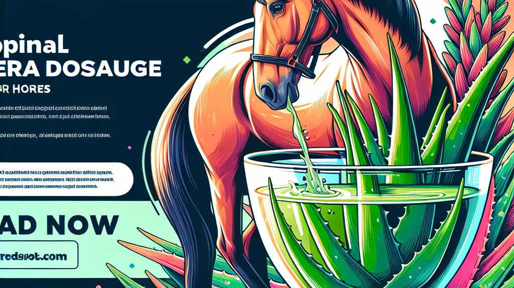 Optimal Aloe Vera Juice Dosage for Horses: A Complete Guide for Equine Gastric Health- just horse riders