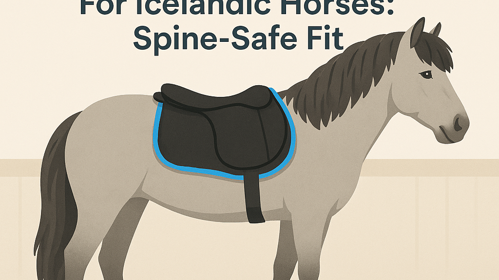 Treeless Saddle Pads For Icelandic Horses: Spine-Safe Fit- just horse riders